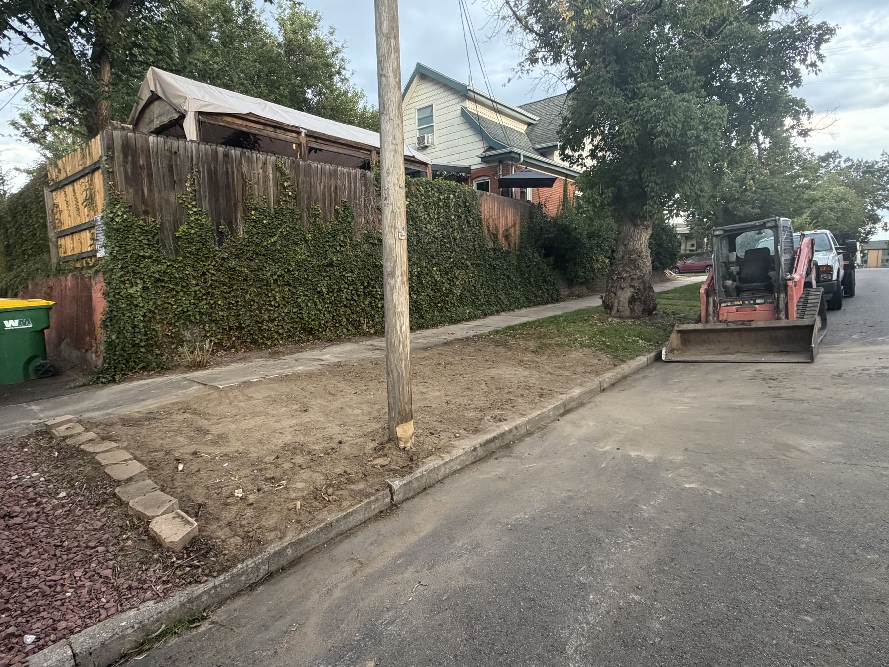 Site restoration — after